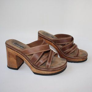 Vintage Chunky Platform Heels